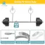 Neo đồ nội thất cho bé Chống đầu Neo đồ nội thất chống đầu chịu 400 LBS, Đen 6 CÁI