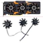 Quạt làm mát iDIY 75MM 4PIN CF-12815S DC12V 0,28A Dành cho INNO3D RTX2080ti RTX2080 Super 11GB GAMING OC X3 GTX1660 Quạt đồ họa *