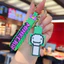 Mặt dây chuyền móc khóa phong cách Minecraft dễ thương Thiết kế khối hoạt hình cho túi xách và chìa khóa - Món quà hoàn hảo cho người hâm mộ