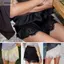 EDIWANY Ren Chắp Vá Quần Short, Ren Lụa Ngủ Quần Short, Vintage Satin Silk Y2k Co Giãn Eo Quần Short Nữ Bộ Đồ Ngủ