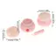 TMOY 3.5g Mini Mỹ Phẩm Rỗng Lọ Chậu Trang Điểm Chăm Sóc Da Hộp Kem Mặt Hộp Son Dưỡng Môi Có Thìa Silicon Chai Có Thể Đổ Lại TMOY
