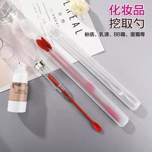 Mỹ Phẩm Đào Thìa Silicon Thìa Chất Lỏng Nền Pha Chế Thìa Mẫu Kem Mắt Tay Cầm Dài Thìa Nhỏ Cho Sản Phẩm Chăm Sóc Da 7.1