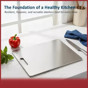 Thớt thép không gỉ cá tuyết phù hợp để sử dụng hàng ngày trong nhà bếp gia đình
