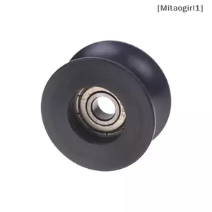 Bánh xe ròng rọc U-Groove BU0840 có vòng bi, Bánh xe dẫn hướng con lăn tráng nhựa [Vn]
