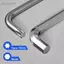 Belleshopp Yunir Chắc Chắn Cửa Sổ Điều Chỉnh Cờ Lê 2 Chiếc 59CrV4 Thép Dụng Cụ Cho Nhiều Thương Hiệu Khác Nhau Cải Tạo Nhà