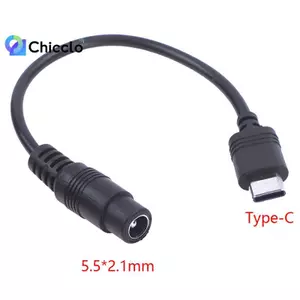 Cáp DC Type-c Nữ Sang 5.5 * 2.1 Nữ 5521 Power Ja DC Conector 5.5x2.1 Bộ Chuyển Đổi USB Loại C Đẹp