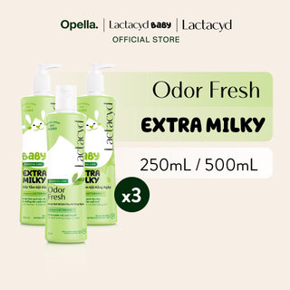Bộ 2 Sữa Tắm Gội Trẻ Em Lactacyd Milky Bảo Vệ, Nuôi Dưỡng Da & Tóc Bé 500ml + Dung Dịch Vệ Sinh Phụ Nữ Odor Fresh 250ml