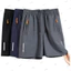 Quần short thể thao nam PYCOU, Quần short chạy bộ khô nhanh bằng lụa băng, Nhẹ thoáng khí dáng rộng vừa vặn Quần short thể thao eo co giãn chạy bộ