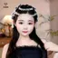 Pháp Retro Hoa Hạt Dây Buộc Tóc Phong Cách Dân Tộc Phụ Kiện Tóc Thanh Lịch Cho Nữ [Mina]