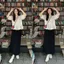Chân Váy Đen Dáng Dài Form Midi Co Dãn (ẢNH THẬT) Kenco clothing Sài Gòn M888 - - Hieuvy Botique