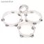 SRVN 4 / 6 / 7 / 8 Inch Tay Cầm Bằng Gỗ Tambourine Bộ Gõ Trống Tay Đồ Chơi Giáo Dục Nhạc Cụ Orff Cho Trẻ Em.