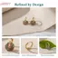 HFSHY Hợp Kim Kẽm Hoa Bộ Trang Sức Nữ Sơn Boho Nelace Bông Tai Cho Đám Cưới Kỷ Niệm Lãng Mạn Quà Tặng VN