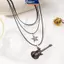 MAKY Ngôi Sao Mặt Dây Chuyền Vintage Nelace Punk Ngôi Sao Choker Ro Roll Guitar Lớp Nelace Dành Cho Nữ Eboy Egirl Thanh Đảng Trang Sức VN