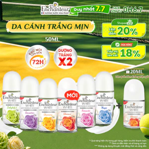 Lăn Khử Mùi Dưỡng Trắng Da Enchanteur White Hương Nước Hoa Pháp 50ml