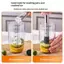 Bộ bình lắc Cocktail trong suốt 8 / 11 chiếc Dụng cụ trộn đồ uống nhẹ cầm tay có thước đo Jigger cho du lịch