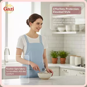 Tạp dề nhà bếp chống thấm nước khô Qui Chống bẩn Yếm nấu ăn chống dầu để nướng tại nhà Cắm trại nướng ngoài trời [VN]
