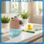 15 giây Đếm ngược tự động Hộp đựng xà phòng tạo bọt trong suốt Hộp đựng xà phòng Capybara Đầu ra nhanh Phụ kiện phòng tắm chống thấm nước cho mặt bàn