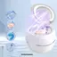 Máy làm sạch siêu âm DONOVANQQ, Máy làm sạch giữ ánh sáng UV cầm tay Mini, Sử dụng tại nhà 2 chế độ Máy làm sạch răng giả nâng cấp cho người giữ