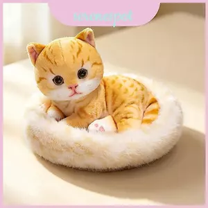 Búp Bê Động Vật Sang Trọng Với Hình Giường Mèo Và Chất Liệu Cao Cấp Cho Gia Đình Và Trang Trí