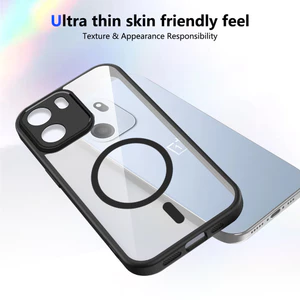 Ốp lưng OnePlus Turbo 6V Vỏ từ tính trong suốt mờ cho điện thoại OnePlus Turbo 6V 5G