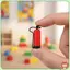 Bình chữa cháy Mini nhỏ Trang trí 1 2 5 CÁI Phụ kiện Đồ trang trí nhà búp bê để sắp xếp cảnh