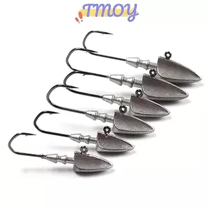 TMOY 3.5g 5g 7g 10g 14g 21g Jighead Fishhooks Giun Mồi Câu Cá Móc Mềm Mồi TMOY