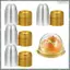Charcuterie Mái Vòm Có Nắp 200 Chiếc Bánh Mini Chảo Cá Nhân Cupcake Hộp Đựng Món Tráng Miệng Khuôn Trong Suốt Giá Đỡ