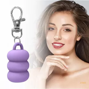 Giữ vui vẻ Thông tư theo chủ đề Mũ mỹ phẩm Móc khóa Trang trí bằng nhựa nhẹ cho túi xách