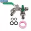 <cosyh>Zinc Alloy Double Spout Garden Faucet with Dual Outlets for Hoses and Sprinklers