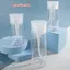 100 / 150 / 200ml Chai du lịch di động có thể đổ lại bằng nhựa rỗng Tẩy sơn móng tay Máy ép lỏng Chai phân phối