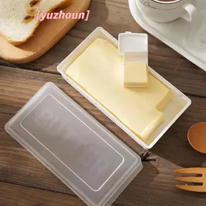 1 Đĩa Bơ Có Nắp Bơ Hộp Giữ Tươi Có Máy Cắt Lát Mặt Bàn Hộp Bơ Cho Hộp Bảo Quản Phô Mai Gia Đình