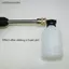 Nồi bọt tuyết 1 / 4 Inch có thể điều chỉnh 300ml dành cho máy rửa áp lực rửa xe FSI