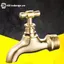 Vòi sôi chậm GE Brass, Đồng thau cổ bằng đồng có tay cầm, Vòi Petco Tap VN