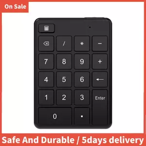 19 Phím Đa Năng Bluetooth Không Dây Bàn Phím Số Mini Numpad Bàn Phím Kỹ Thuật Số Cho PC Tiếp Liệu Kế Toán