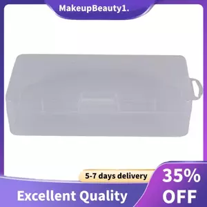 Hộp đựng đồ trang sức bằng nhựa trong suốt Hộp đựng hình chữ nhật 18cm x 8,5cm x 4,5cm