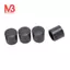 50 Chiếc Cao Su Đen PVC Linh Hoạt Đầu Tròn Nắp Tròn 12 Mm Nắp Chân