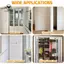 Bộ xoay đáy cửa hai tầng (3 / 8 inch và 7 / 16 inch), Bộ đáy sửa chữa phần cứng cửa gấp 2 kích thước