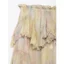 Mùa Thu Boho Vintage In Hoa Cao Cấp Xù Voan Váy Dài Nữ Cho Ngày Lễ Đảng