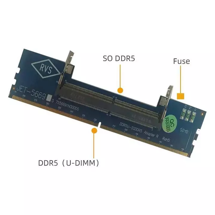 ULJ Laptop DDR5 RAM Sang Máy Tính Để Bàn DDR5 U-DIMM Adapter Bảo Vệ Thẻ Nhớ Bộ Chuyển Đổi Thẻ Nhớ DDR5 Thẻ Bộ Chuyển Đổi RAM Bộ Nhớ