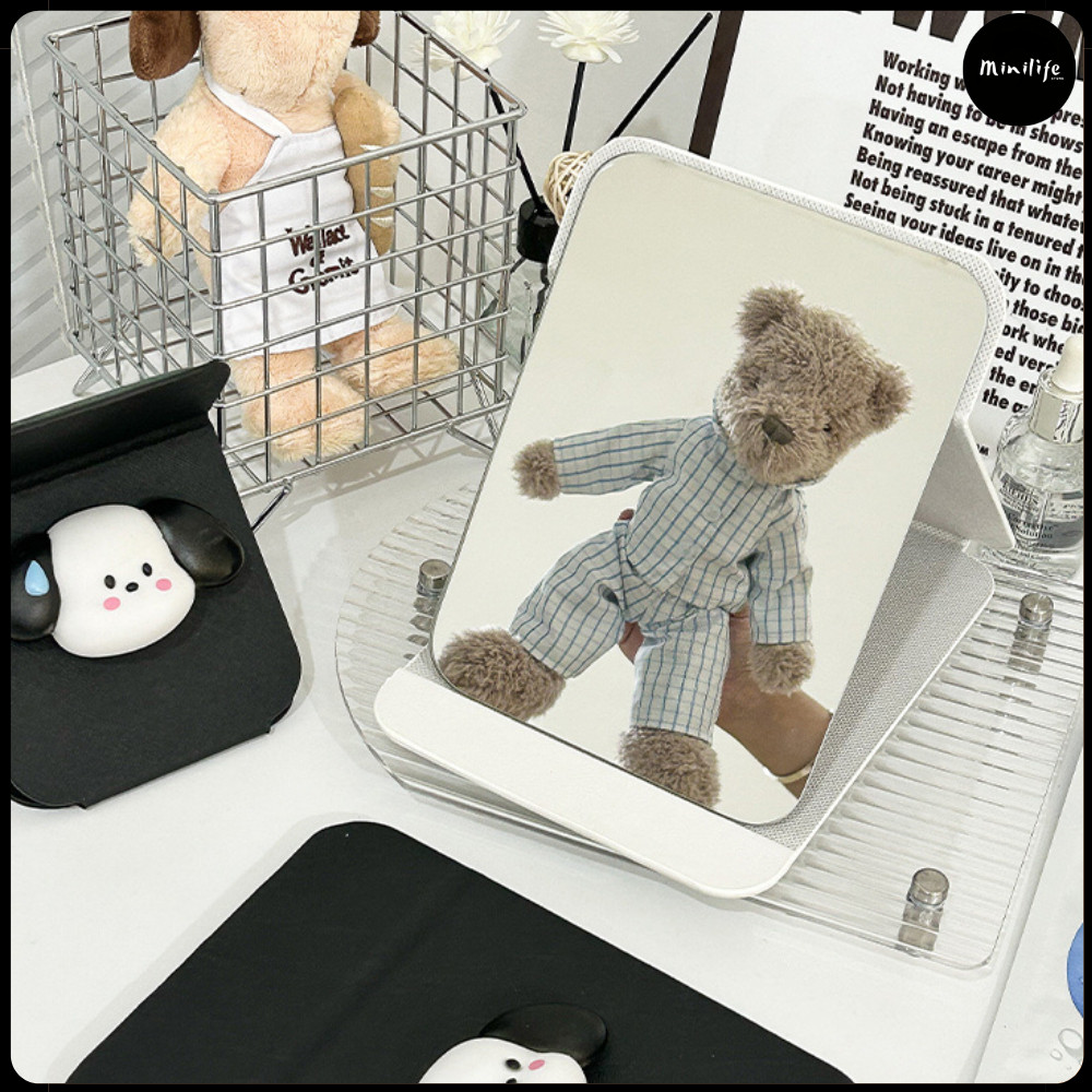 (OPEN giá ưu đãi) Gương da để bàn gấp gọn, điều chỉnh độ nghiêng tuỳ thích nhiều màu VN-7868 | BigBuy360 - bigbuy360.vn