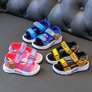 | sandals for girls | women's sandals ❃Phong Cách Mới Giày Sandal Trẻ Em Bé Trai Bé Gái Mùa Hè Phiên Bản Hàn Quốc Hoạt Hình Dễ Thương Mặc Ngoài Trẻ Em Đi Học Velcro Dép Trẻ Em✰