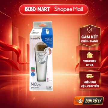 [KOL] Nhiệt Kế Hồng Ngoại Đo Trán Microlife NC200 Đo Thân Nhiệt Nhanh Chính Xác - Bibo Mart