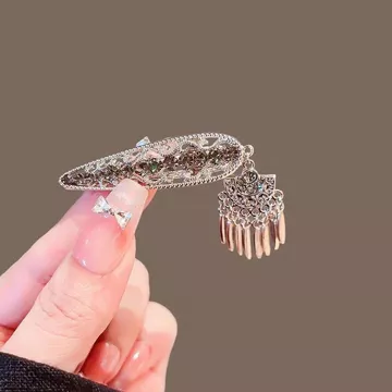 Kẹp Tóc (Kẹp Tóc & Kẹp Tóc) Kẹp Móng Vuốt Tóc-New Phong Cách Trung Hoa Kẹp Tóc Kim Cương Giả Cao Cấp Kẹp Tóc Phía Trước Kẹp Tóc Gãy Nổ Kẹp Mỏ Vịt Kẹp Phụ Kiện Tóc 08.4