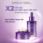 Missha Kem Dưỡng Ban Đêm Time Revolution Night Repair Ampoule Cream 5X 50ml Hỗ Trợ Dưỡng Ẩm Sâu, Da Căng Mịn, Sáng [FS] — ảnh 6