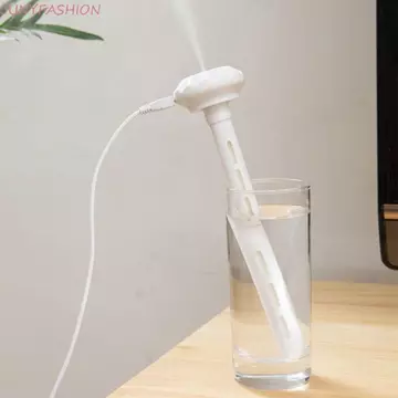 Máy tạo độ ẩm JUNYFASHION, Máy tạo độ ẩm phun Mini bằng nhựa cầm tay, Máy lọc ô tô có đèn LED USB Máy tạo sương thơm Anion có thể tháo rời Máy tạo độ ẩm