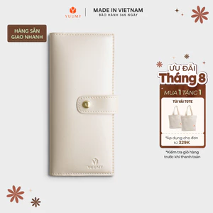 Ví Yuumy ( Thời trang nữ kiểu cầm tay khóa cài dáng dài - Ví da YV70)