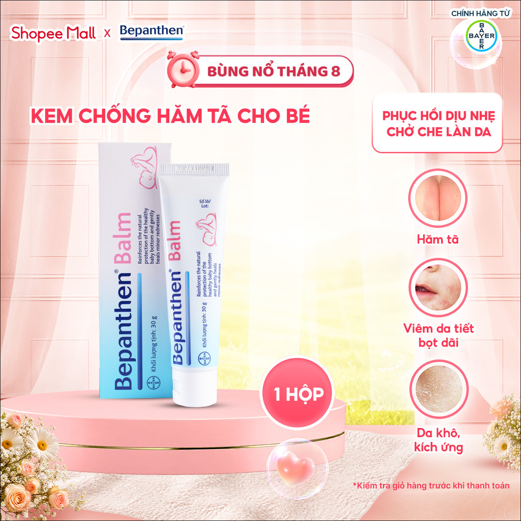 Kem Chống Hăm BEPANTHEN Balm Dạng Kem Mỡ (30G/tuýp)