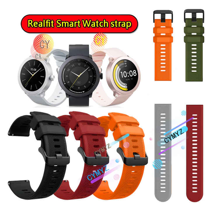 Dây đeo đồng hồ thông minh Realfit Dây đeo silicon Đồng hồ thông minh Realfit Dây đeo đồng hồ Dây đeo cổ tay thể thao