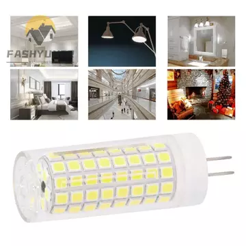 Bóng đèn thay thế LED FASHYUNER, Độ sáng 1000LM 102LED Đếm Đèn chùm Bóng đèn, Công suất đa năng 10W 2835 SMD LED Màu trắng lạnh Bóng đèn G4 có thể điều chỉnh độ sáng cho đèn chùm