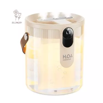 Máy tạo độ ẩm lấp đầy hàng đầu SHOUKEY, có đèn LED Máy tạo độ ẩm không khí 1,5L, Máy tạo sương mù Máy tạo độ ẩm thông minh có thể sạc lại di động cho phòng ngủ, văn phòng tại nhà